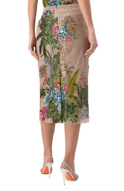 Юбка с отделкой пайетками ELIE SAAB, арт. SK161NS25/YA036, фото 4