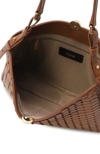Сумка furla sfera soft large FURLA коричневого цвета по цене 59500 руб., арт. WB01365/BX3977, фото 5 Сумка furla sfera soft large FURLA, арт. WB01365/BX3977, фото 5