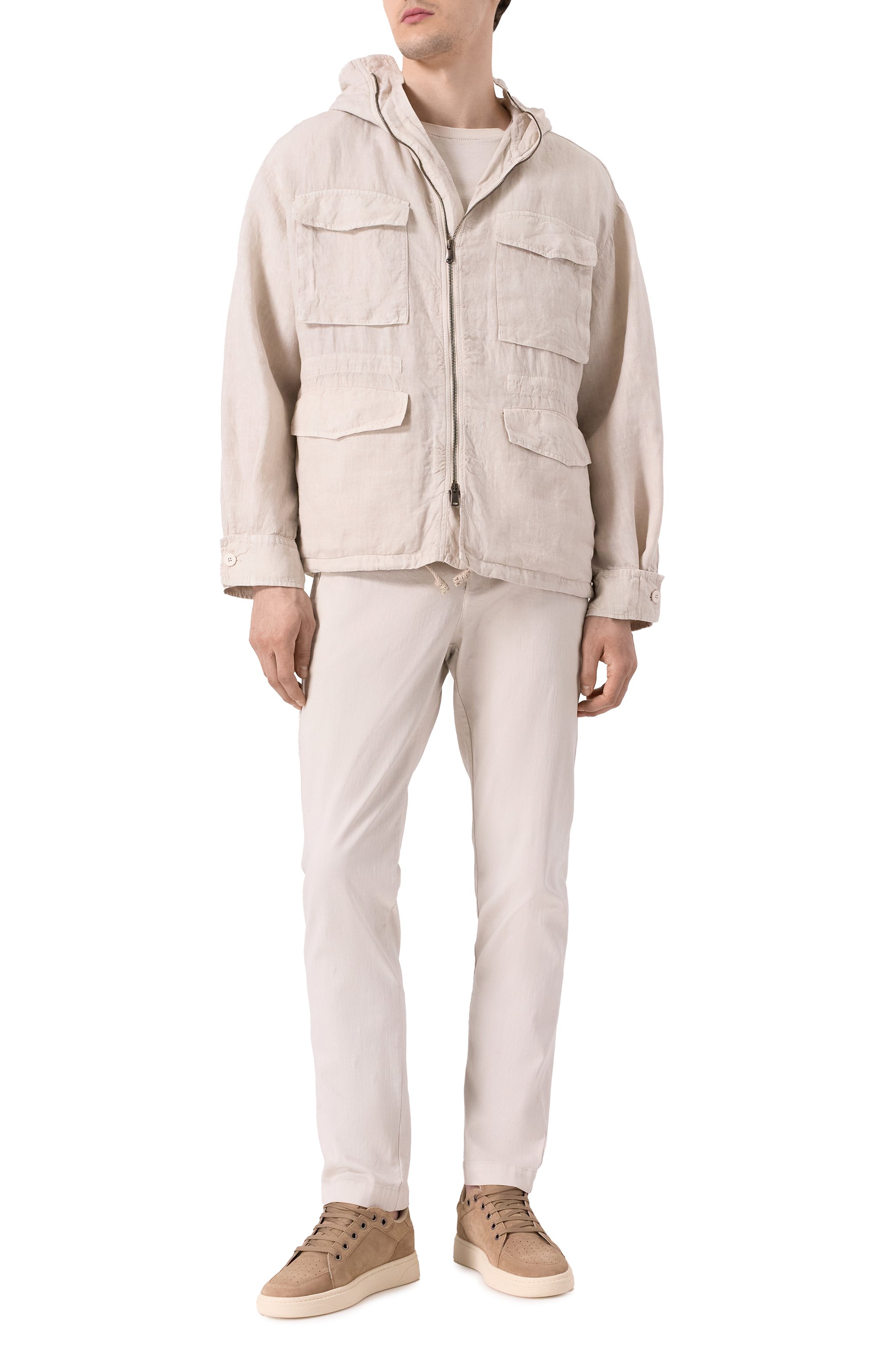 Хлопковая футболка TRANSIT, арт. CFUTRZF153, фото 2