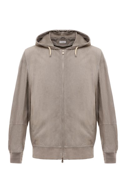 Мужской замшевый бомбер BRUNELLO CUCINELLI, арт. MPCLN1915