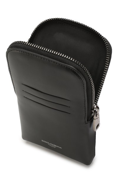 Кожаный чехол для iphone DOLCE & GABBANA черного цвета по цене 58800 руб., арт. BP2576/AJ806, фото 3 Кожаный чехол для iphone DOLCE & GABBANA, арт. BP2576/AJ806, фото 3