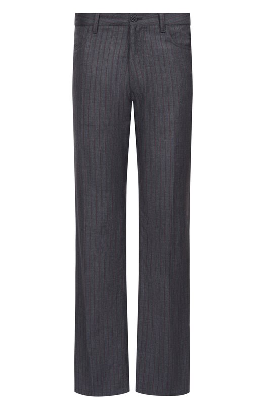 Шерстяные брюки Balenciaga 850705/TPT05 Серый 850705/TPT05