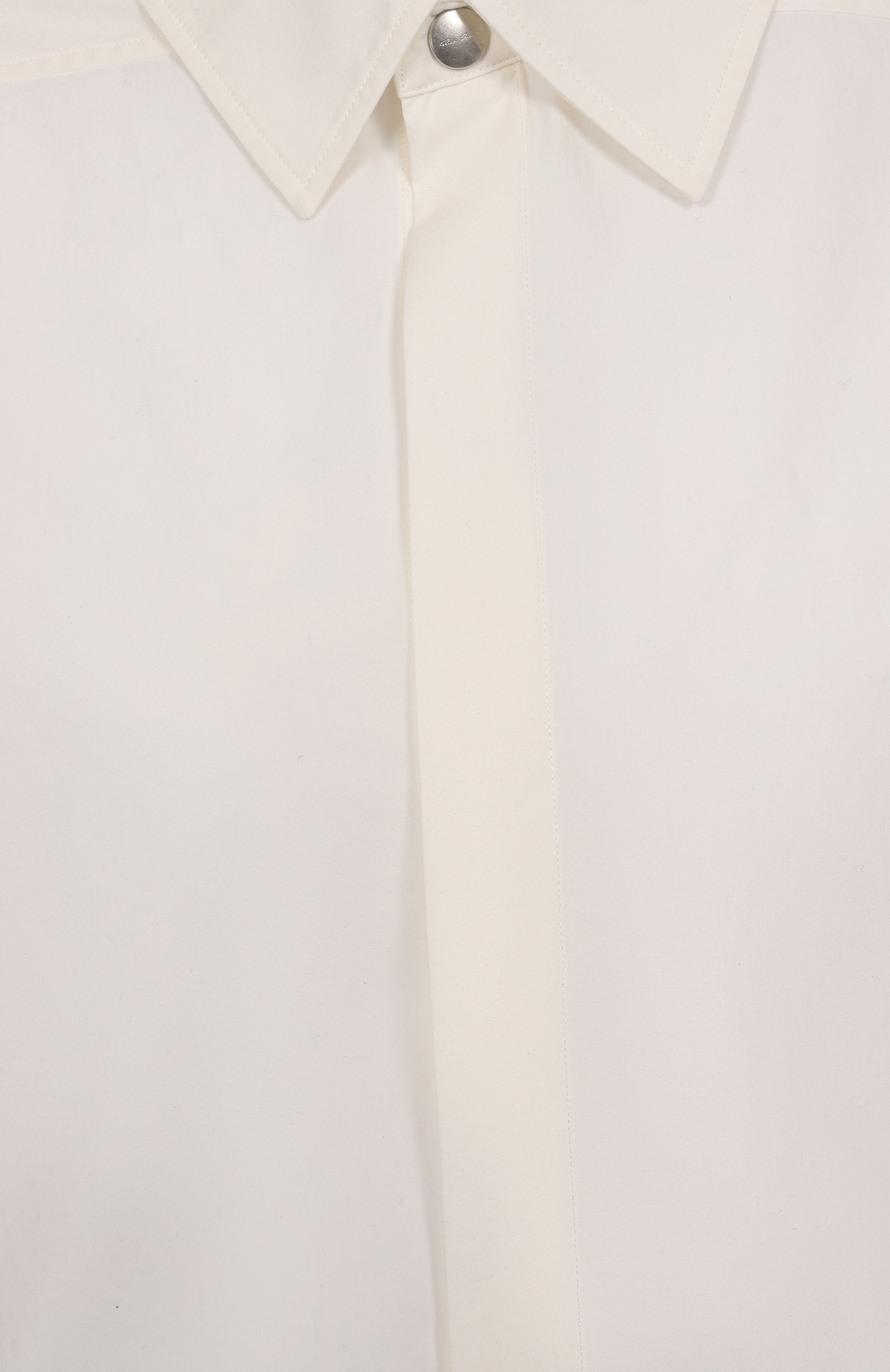 Хлопковая рубашка RICK OWENS, арт. RP01E7240/P, фото 6