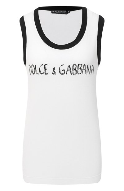 Хлопковая майка DOLCE & GABBANA, арт. F8M64T/G7XHQ, фото 1