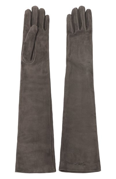 Кожаные перчатки GIORGIO ARMANI серого цвета по цене 83200 руб., арт. 794206/3F204, фото 2 Кожаные перчатки GIORGIO ARMANI, арт. 794206/3F204, фото 2