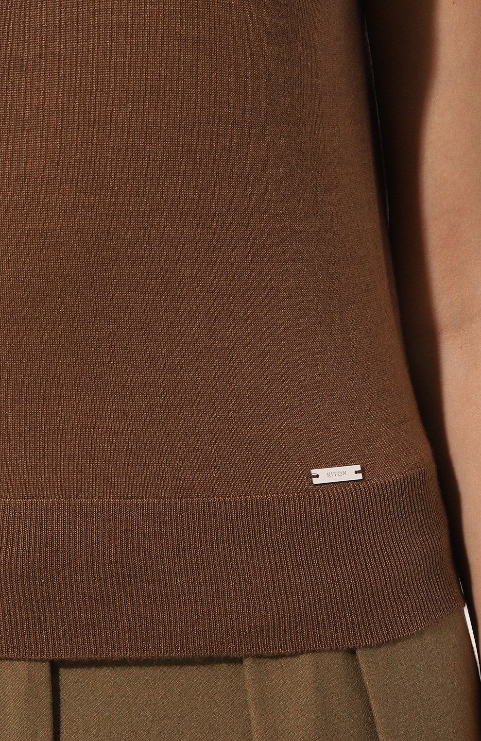 Поло из кашемира и шелка KITON, арт. D56721, фото 5