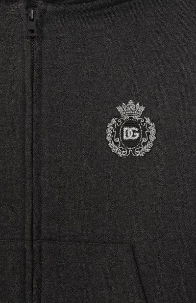 Хлопковая толстовка DOLCE & GABBANA, арт. L4JWMR/G7PK0/8-12+, фото 3