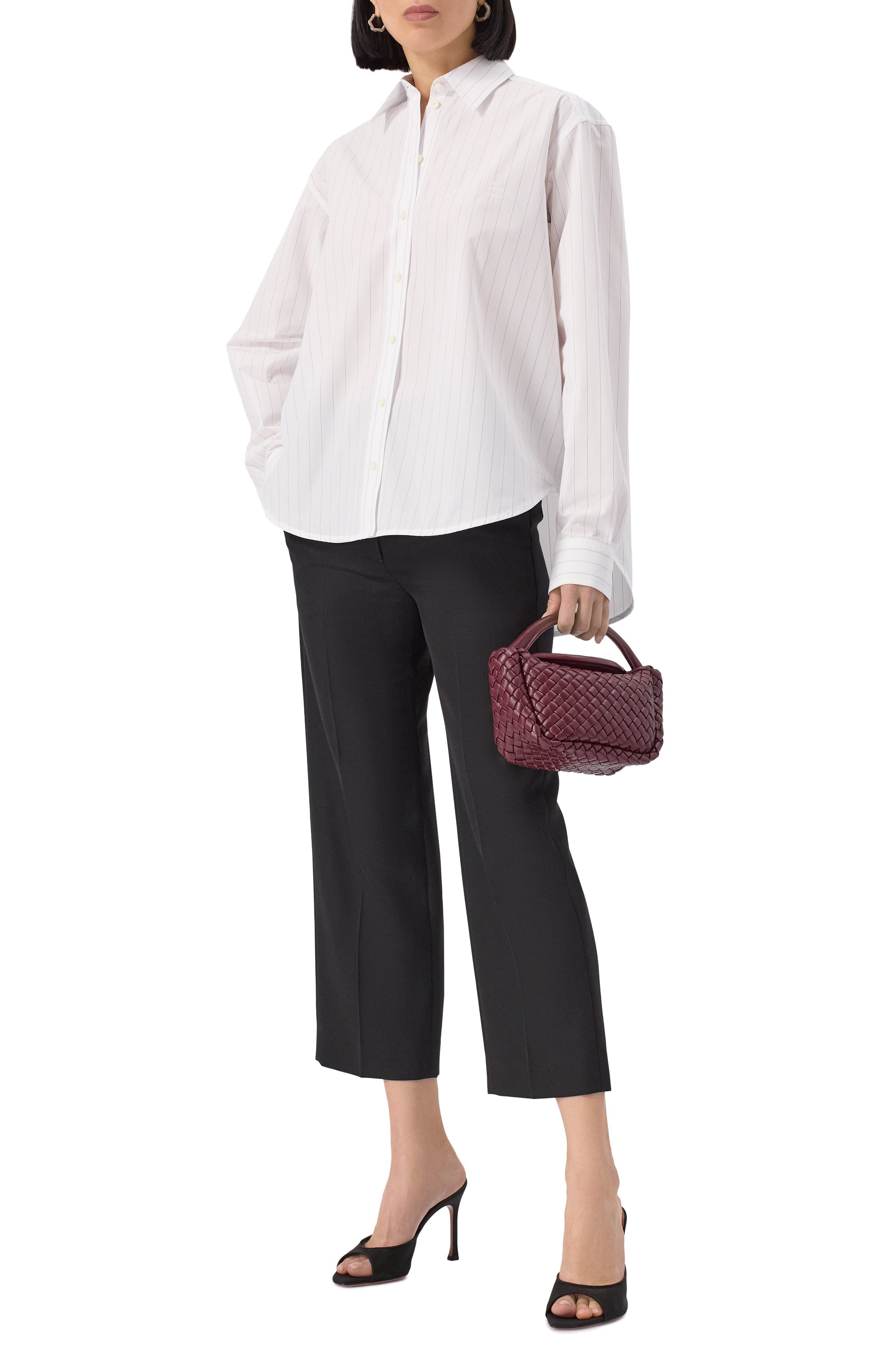 Хлопковая рубашка TOTEME, арт. 252-WRT0356-FB0076, фото 2