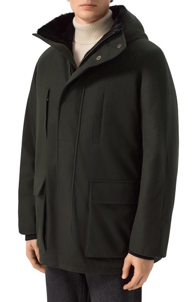 Кашемировый пуховик GIORGIO ARMANI, арт. GM003927/TE13515, фото 3