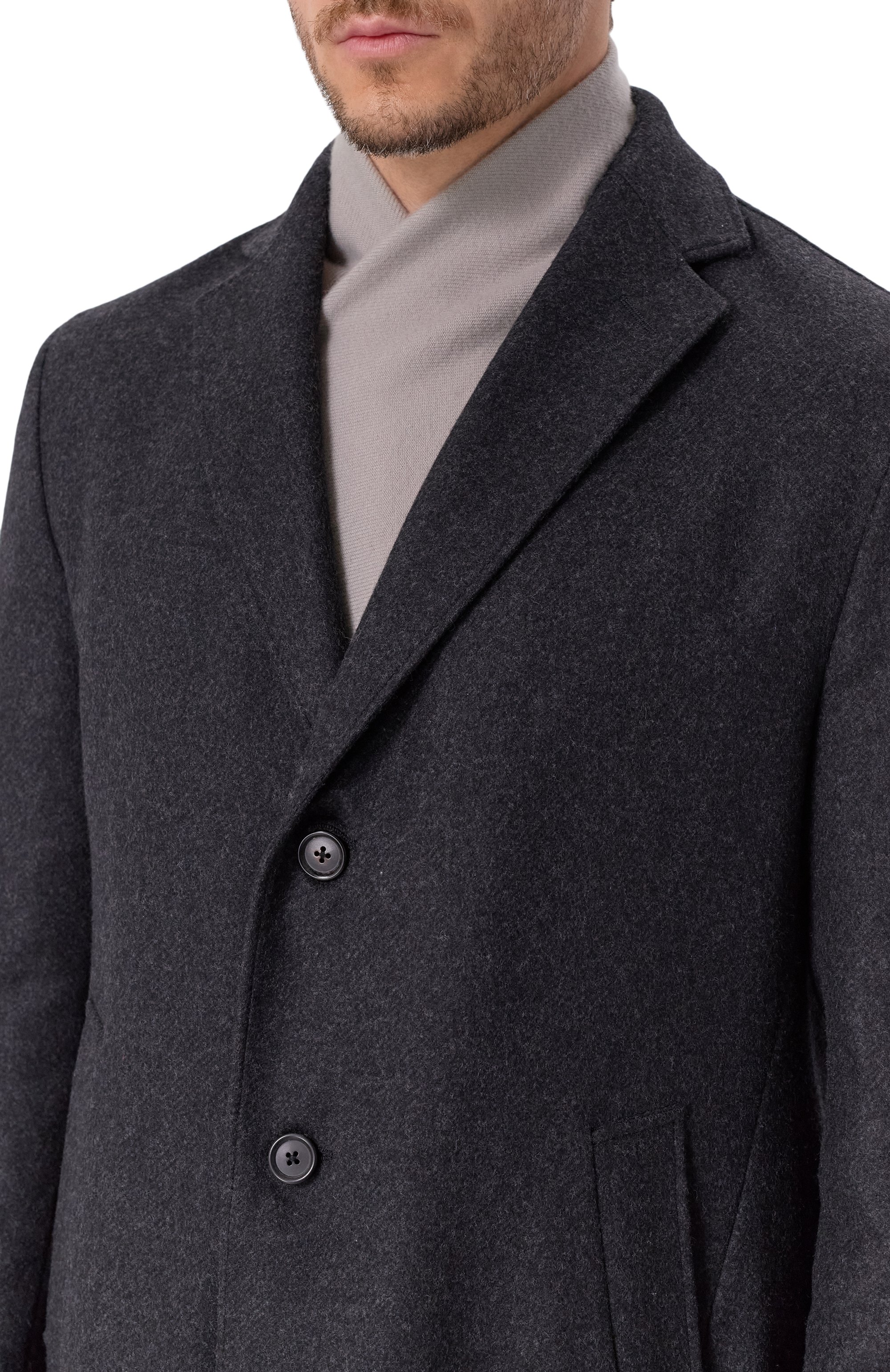 Шерстяной шарф BOSS, арт. 50517218, фото 2