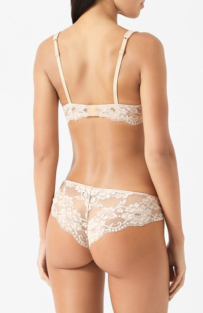 Однотонный бюстгальтер  с кружевной отделкой LA PERLA, арт. 906532C, фото 3