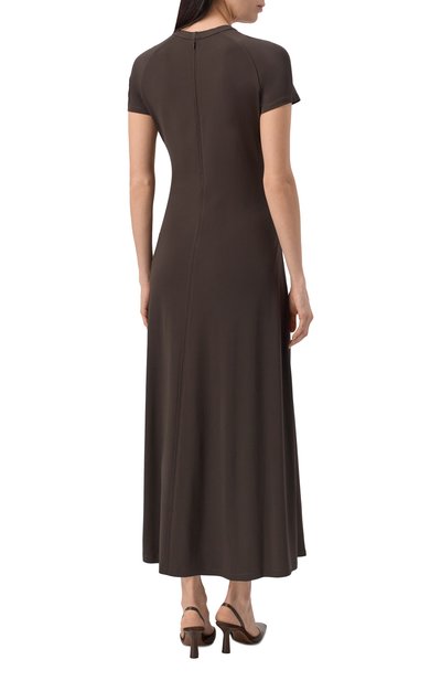 Платье из вискозы TOTEME, арт. 242-WRD1696-FB0162, ф�ото 4