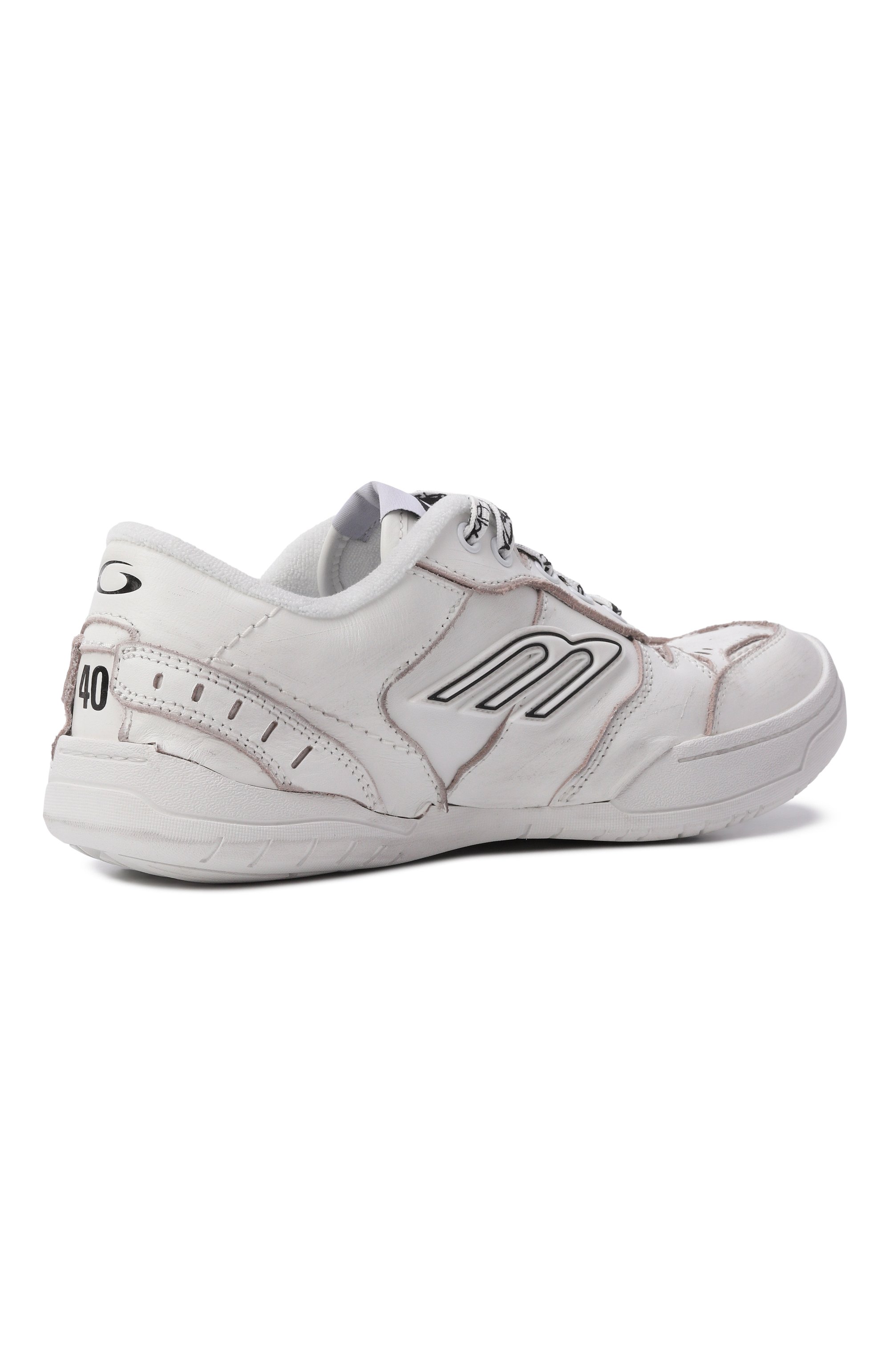 Кожаные кеды hamptons BALENCIAGA, арт. 841763/WCURS, фото 5