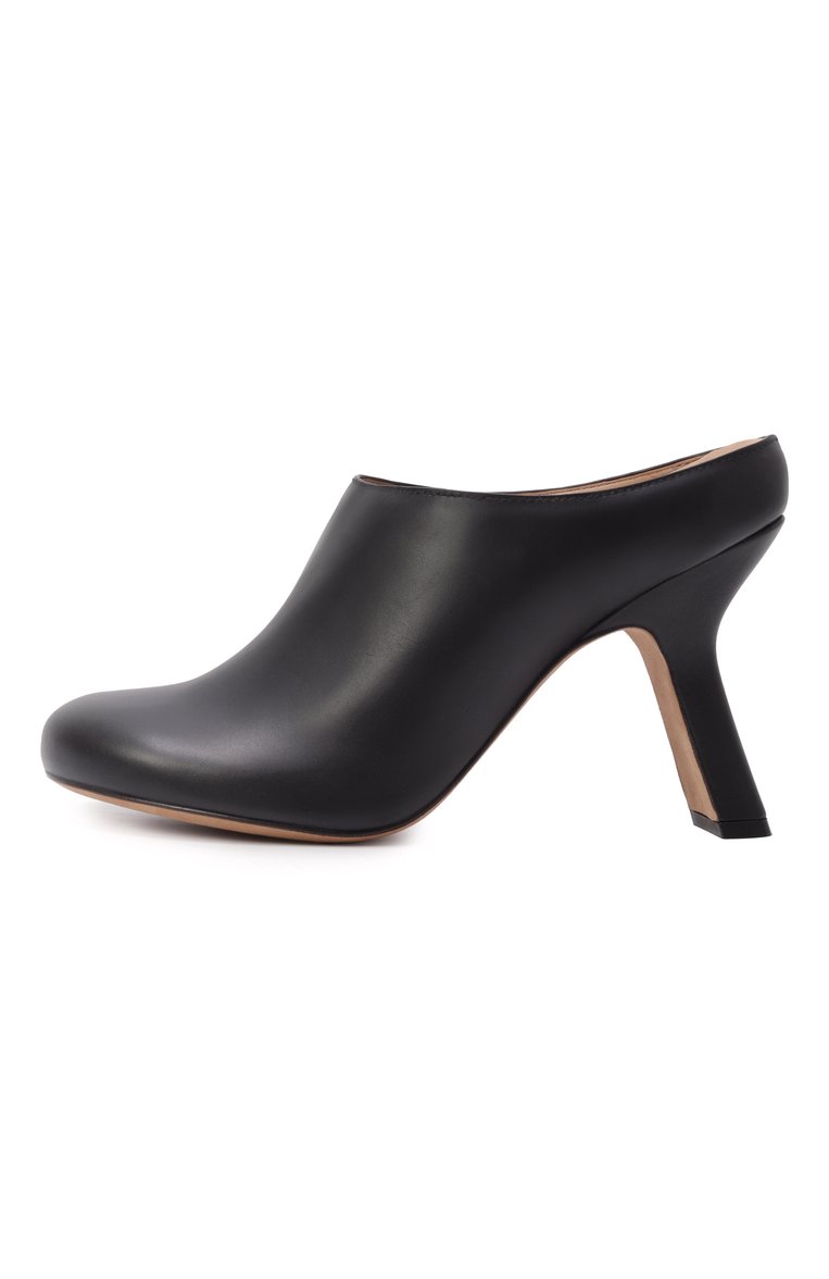 Кожаные мюли terra 100 LOEWE, арт. L814V29X09 BLACK, фото 4