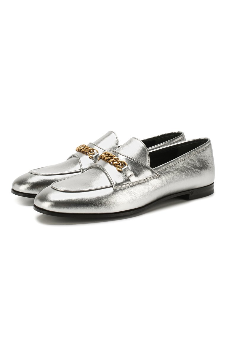 Лоферы из металлизированной кожи TOM FORD, арт. W2428A-LSH, фото 1