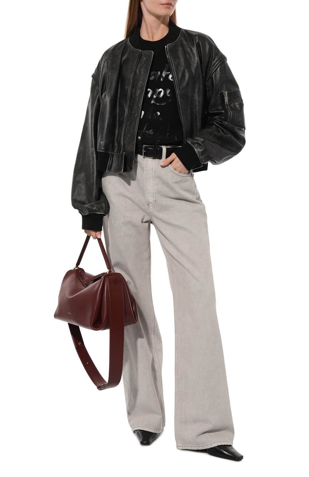 Хлопковая футболка CHAPURIN черного цвета по цене 15750 руб., арт. TSH/18900/SS23, фото 2 Хлопковая футболка CHAPURIN, арт. TSH/18900/SS23, фото 2