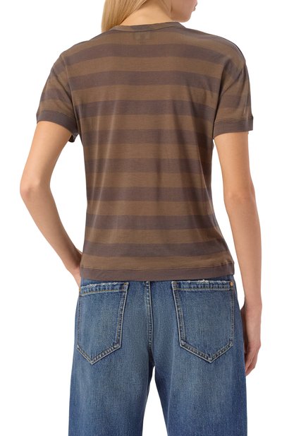 Футболка из лиоцелла и шелка GIORGIO ARMANI, арт. GW002080/AF15963, фото 4