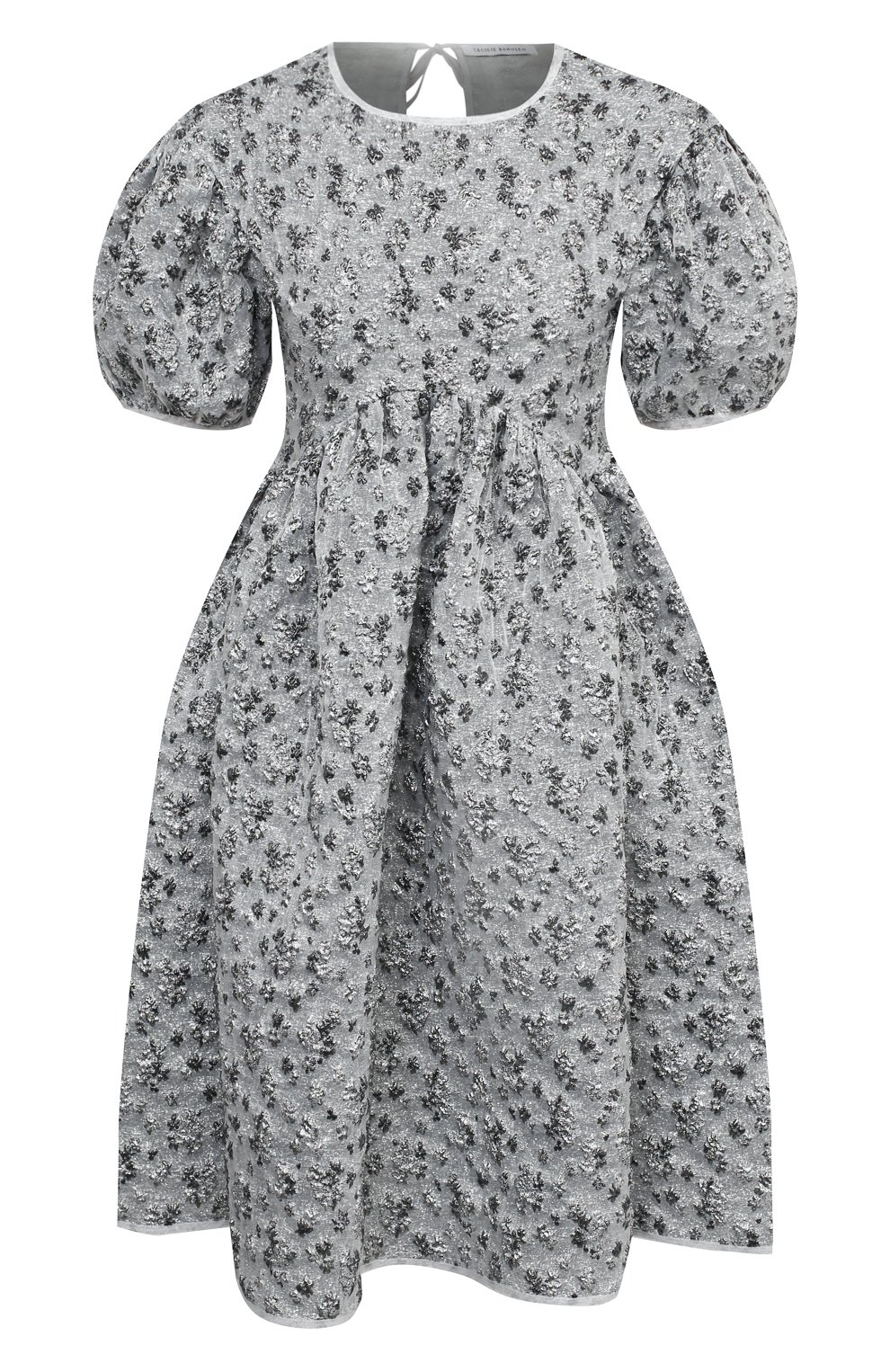 Платье CECILIE BAHNSEN серебряного цвета по цене 112500 руб., арт. AW20-0037, фото 1 Платье CECILIE BAHNSEN, арт. AW20-0037, фото 1
