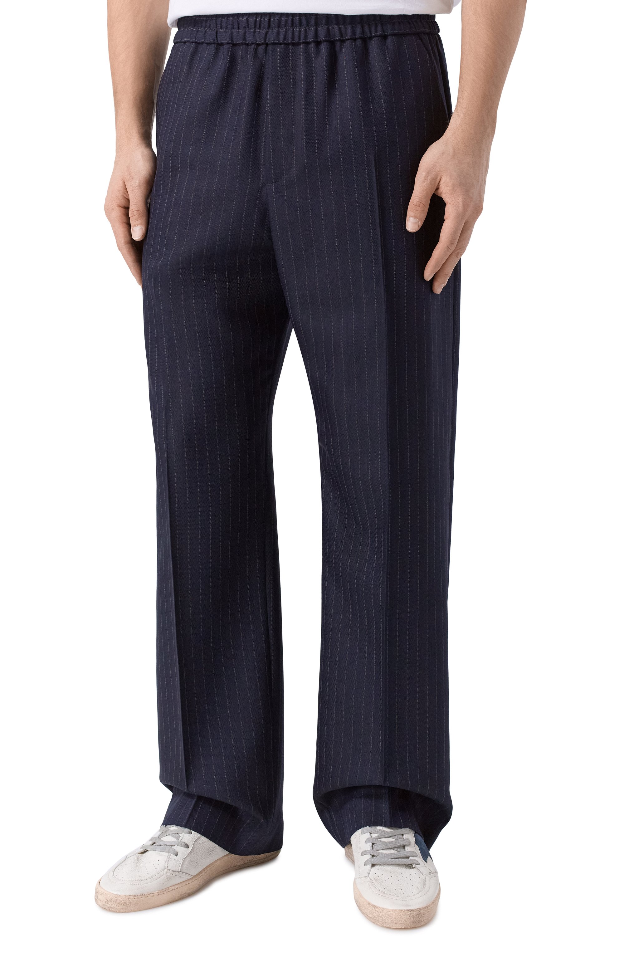 Шерстяные брюки GOLDEN GOOSE DELUXE BRAND, арт. GMP01870.P002098, фото 3