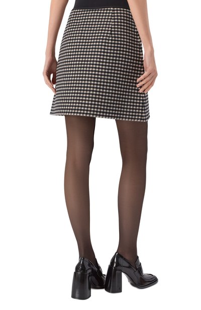 Шерстяная юбка VALENTINO темно-серого цвета по цене 228500 руб., арт. 7B3RADJ0/9F1, фото 4 Шерстяная юбка VALENTINO, арт. 7B3RADJ0/9F1, фото 4