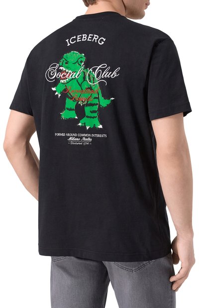 Хлопковая футболка ICEBERG, арт. F045/6325, фото 4