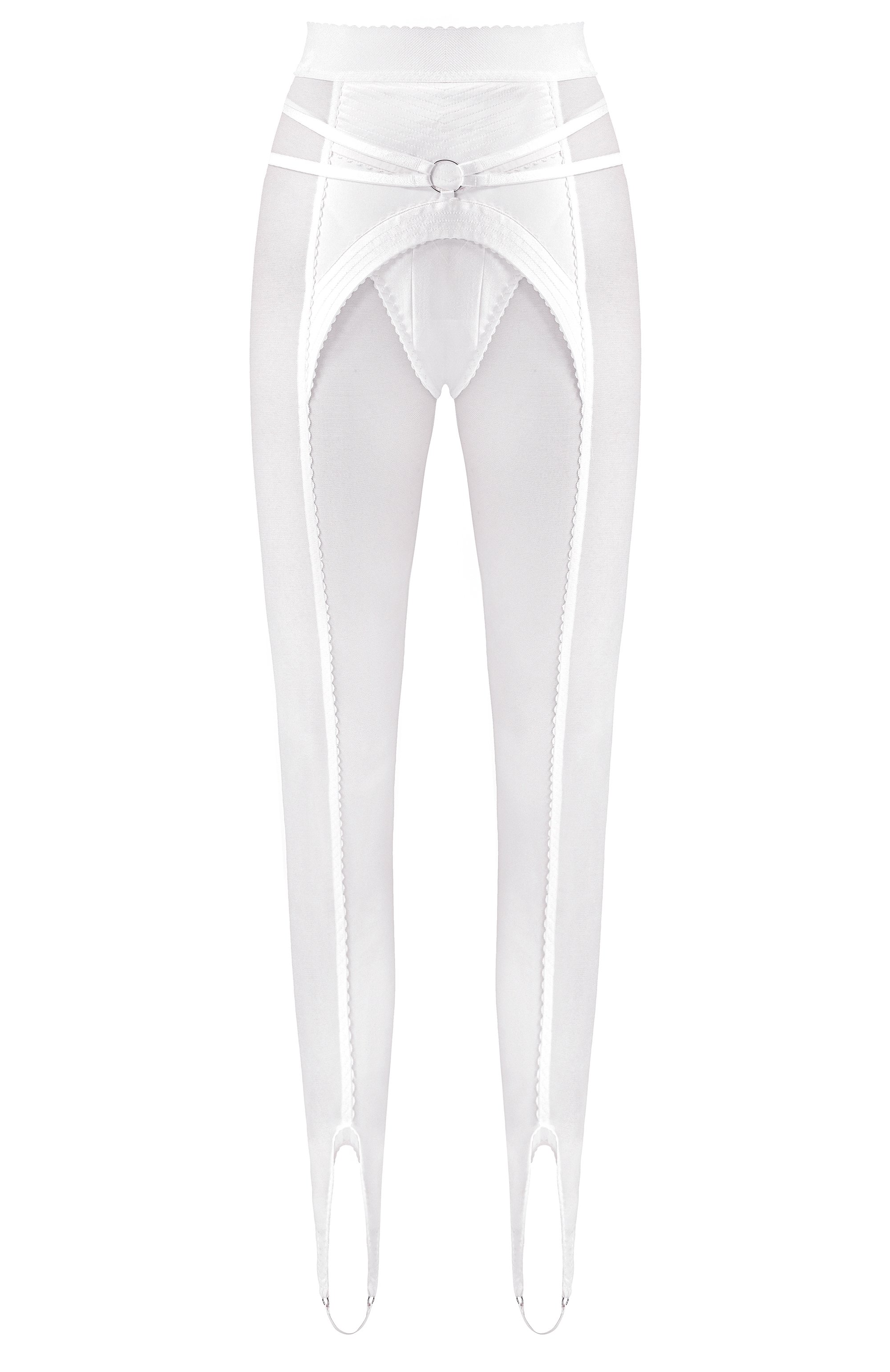 Легинсы DANIIL ANTSIFEROV белого цвета по цене 55000 руб., арт. DA_1730, фото 1 Легинсы DANIIL ANTSIFEROV, арт. DA_1730, фото 1