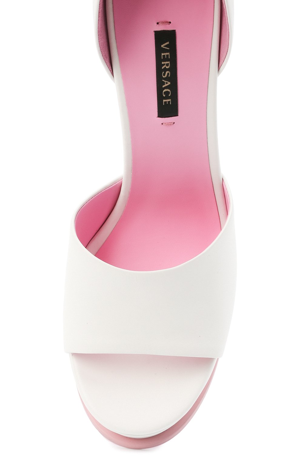 Кожаные босоножки VERSACE, арт. DST549S/DVT2P, фото 5