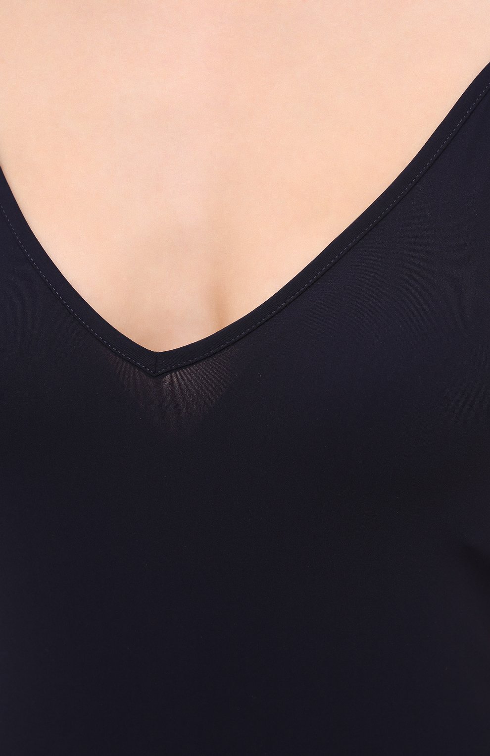 Топ JIL SANDER темно-синего цвета по цене 16850 руб., арт. JSCR705046-WR477108, фото 5 Топ JIL SANDER, арт. JSCR705046-WR477108, фото 5