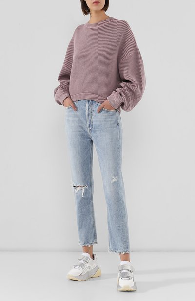 Хлопковый пуловер ALEXANDERWANG.T розового цвета по цене 29600 руб., арт. 4KC2191078, фото 2 Хлопковый пуловер ALEXANDERWANG.T, арт. 4KC2191078, фото 2