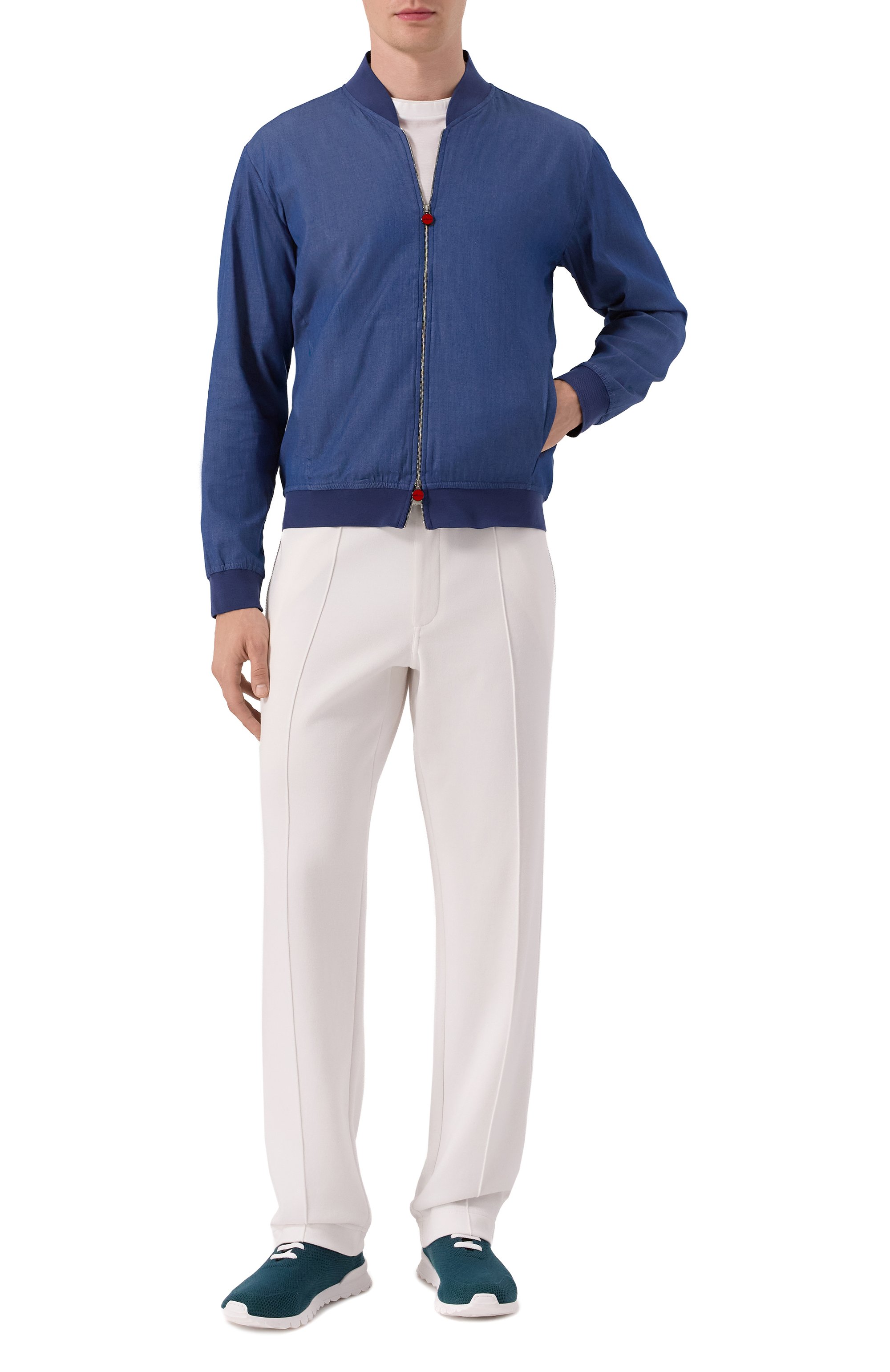 Текстильные кроссовки KITON, арт. USSFITSN0084750, фото 2