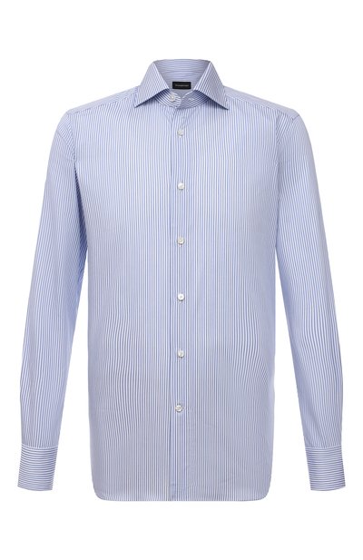 Хлопковая сорочка ZEGNA, арт. 201316/9MS0BA, фото 1