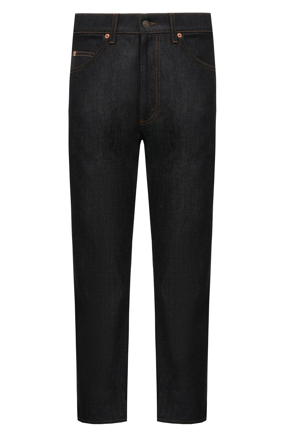 Джинсы GUCCI темно-синего цвета по цене 109000 руб., арт. 700949/XDB1Z, фото 1 Джинсы GUCCI, арт. 700949/XDB1Z, фото 1