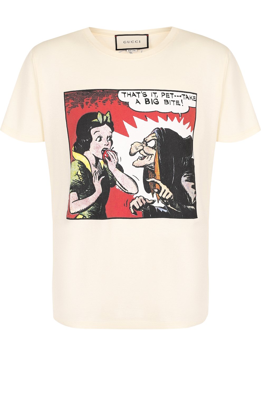 Хлопковая футболка с принтом GUCCI, арт. 493117/X3M18, фото 1