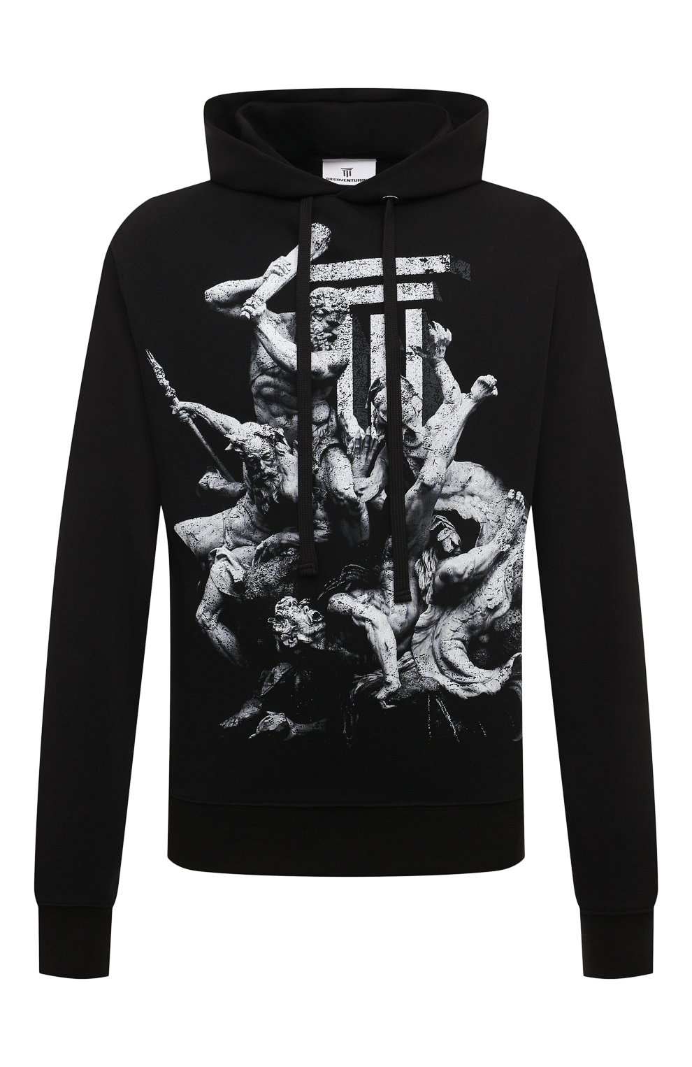 Хлопковое худи DIEGO VENTURINO, арт. D3W4DVFLHTDSTR, фото 1