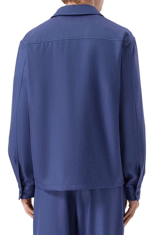 Кашемировая куртка-рубашка MVST M25.1PM.B006/2453/54/1 Синий  M25.1PM.B006/2453/54/1 Фото 4