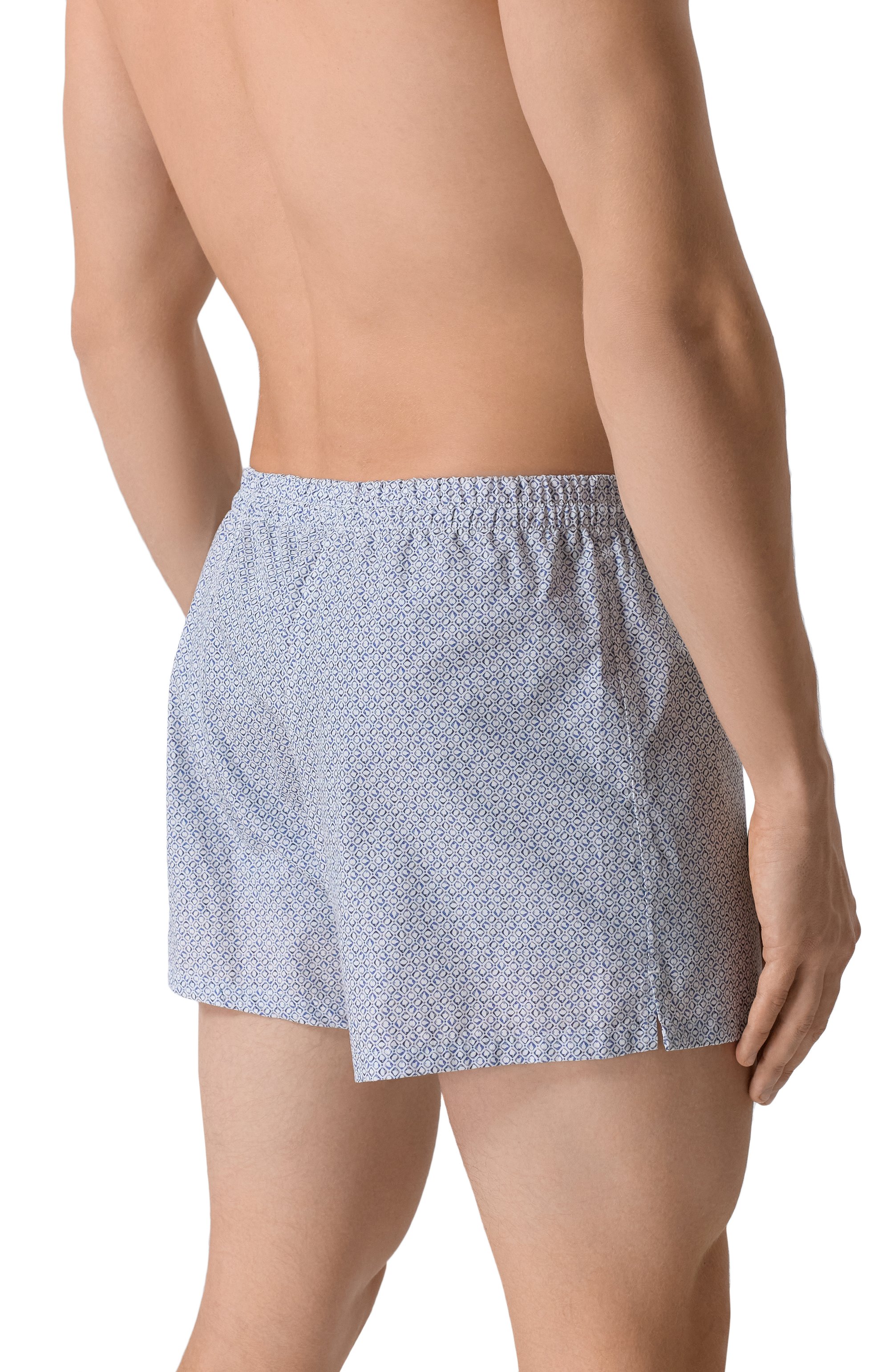 Хлопковые боксеры ZIMMERLI голубого цвета по цене 11550 руб., арт. 4800-27201, фото 3 Хлопковые боксеры ZIMMERLI, арт. 4800-27201, фото 3