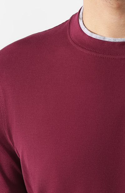 Хлопковая футболка BRUNELLO CUCINELLI, арт. M0T617427, фото 5