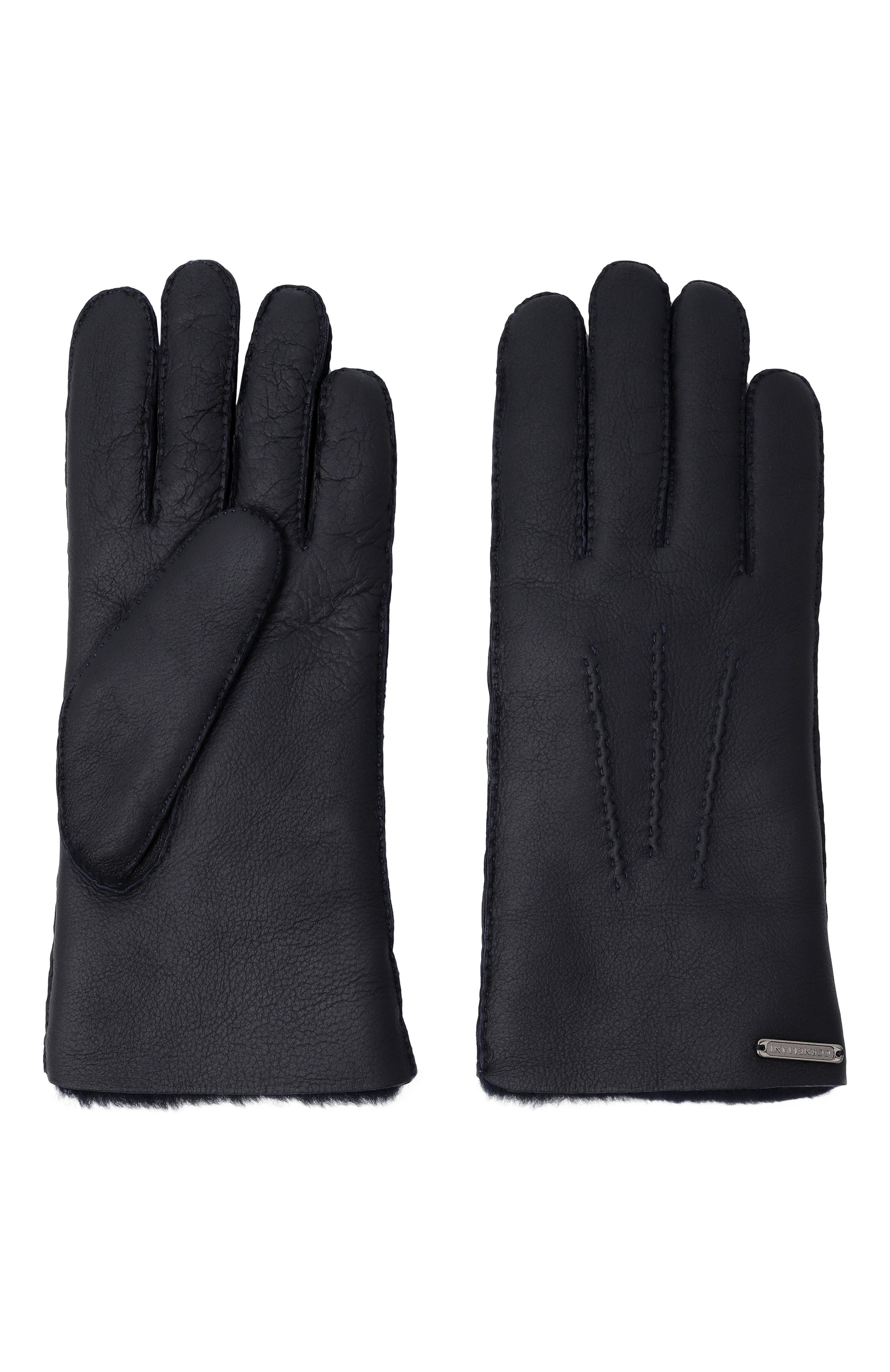 Кожаные перчатки CORNELIANI, арт. 26Q317-2620577, фото 3