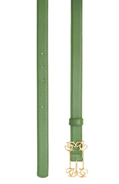 Кожаный ремень ELIE SAAB зеленого цвета по цене 36450 руб., арт. BE003S25/NL003/SAVANNAH GREEN, фото 3 Кожаный ремень ELIE SAAB, арт. BE003S25/NL003/SAVANNAH GREEN, фото 3