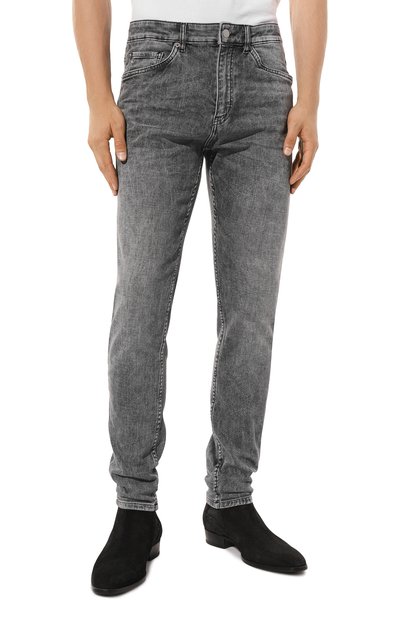 Джинсы BOSS серого цвета по цене 19800 руб., арт. 50496357, фото 3 Джинсы BOSS, арт. 50496357, фото 3