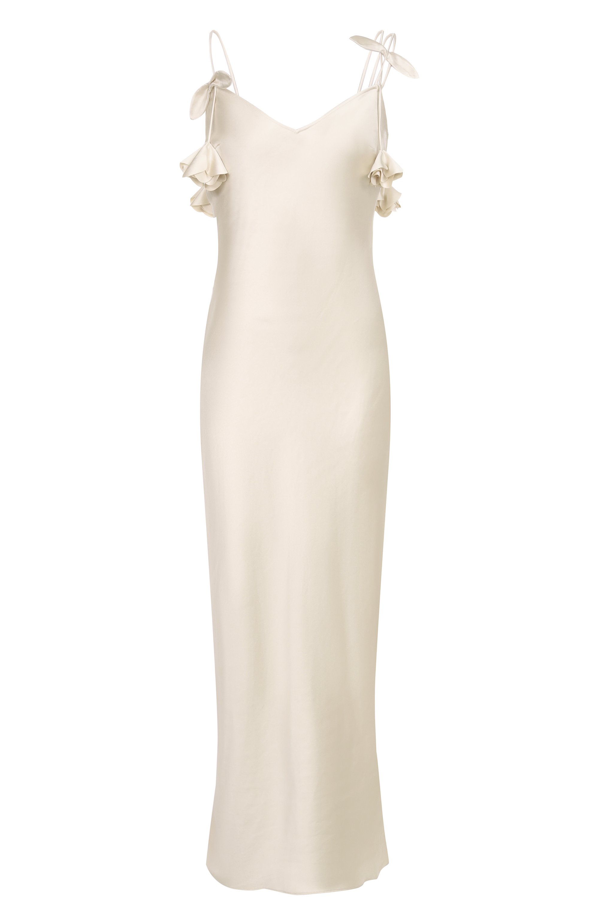 Атласное платье SELF-PORTRAIT, арт. SS25255XCH, фото 1