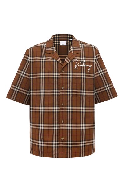 Хлопковая рубашка BURBERRY, арт. 8057478, фото 1