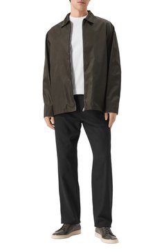 Мужская хлопковая футболка JIL SANDER белого цвета, арт. J21GC0004/J45084 | Фото 2 (Длина (для топов): Стандартные; Драгоценные камни: Проставлено; Материал сплава: Проставлено; Рукава: Короткие; Стили: Кэжуэл; Принт: Без принта; Материал внешний: Хлопок; Мужское Кросс-КТ: Футболка-одеж�да; Кросс-КТ: Джерси)