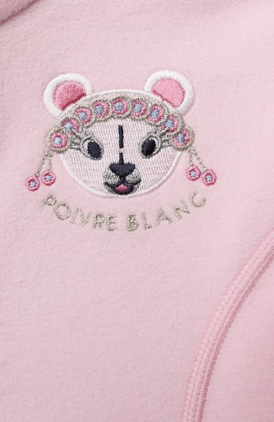 Толстовка POIVRE BLANC розового цвета по цене 4670 руб., арт. 287076, фото 3 Толстовка POIVRE BLANC, арт. 287076, фото 3