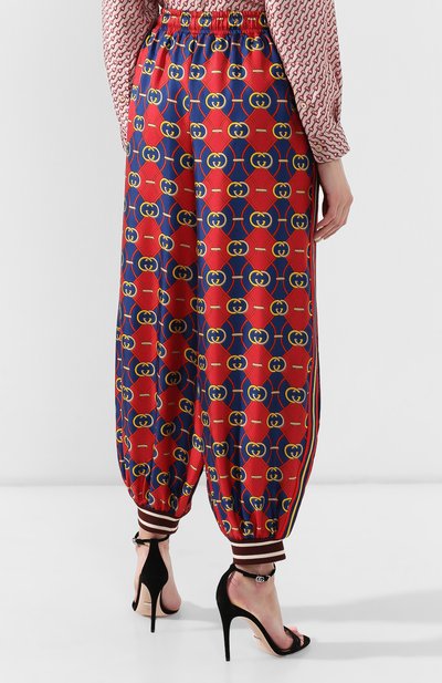 Джоггеры с принтом GUCCI разноцветного цвета по цене 187200 руб., арт. 572299/XJA4T, фото 4 Джоггеры с принтом GUCCI, арт. 572299/XJA4T, фото 4