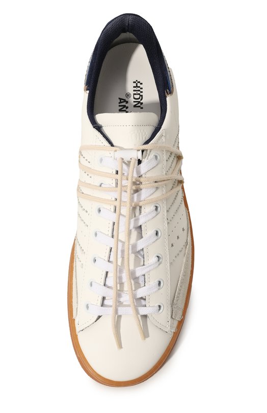 

Кожаные кеды Stripeless Hidnander, Белый