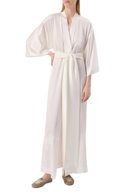 Шелковый халат CARINE GILSON, арт. SN0168TS, фото 3
