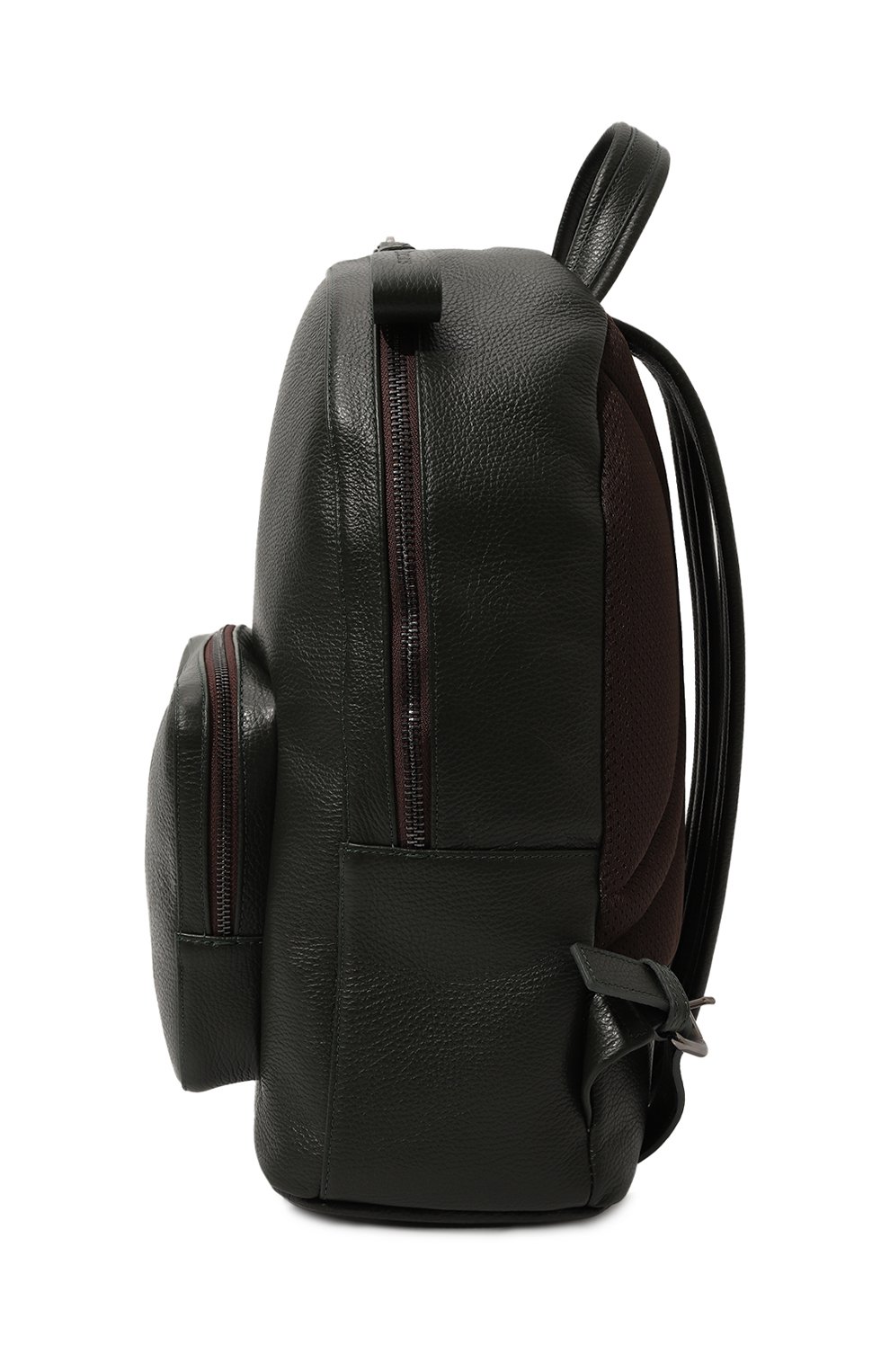 Кожаный рюкзак DOUCAL'S темно-зеленого цвета по цене 72950 руб., арт. DZ0005--02UF9720, фото 4 Кожаный рюкзак DOUCAL'S, арт. DZ0005--02UF9720, фото 4