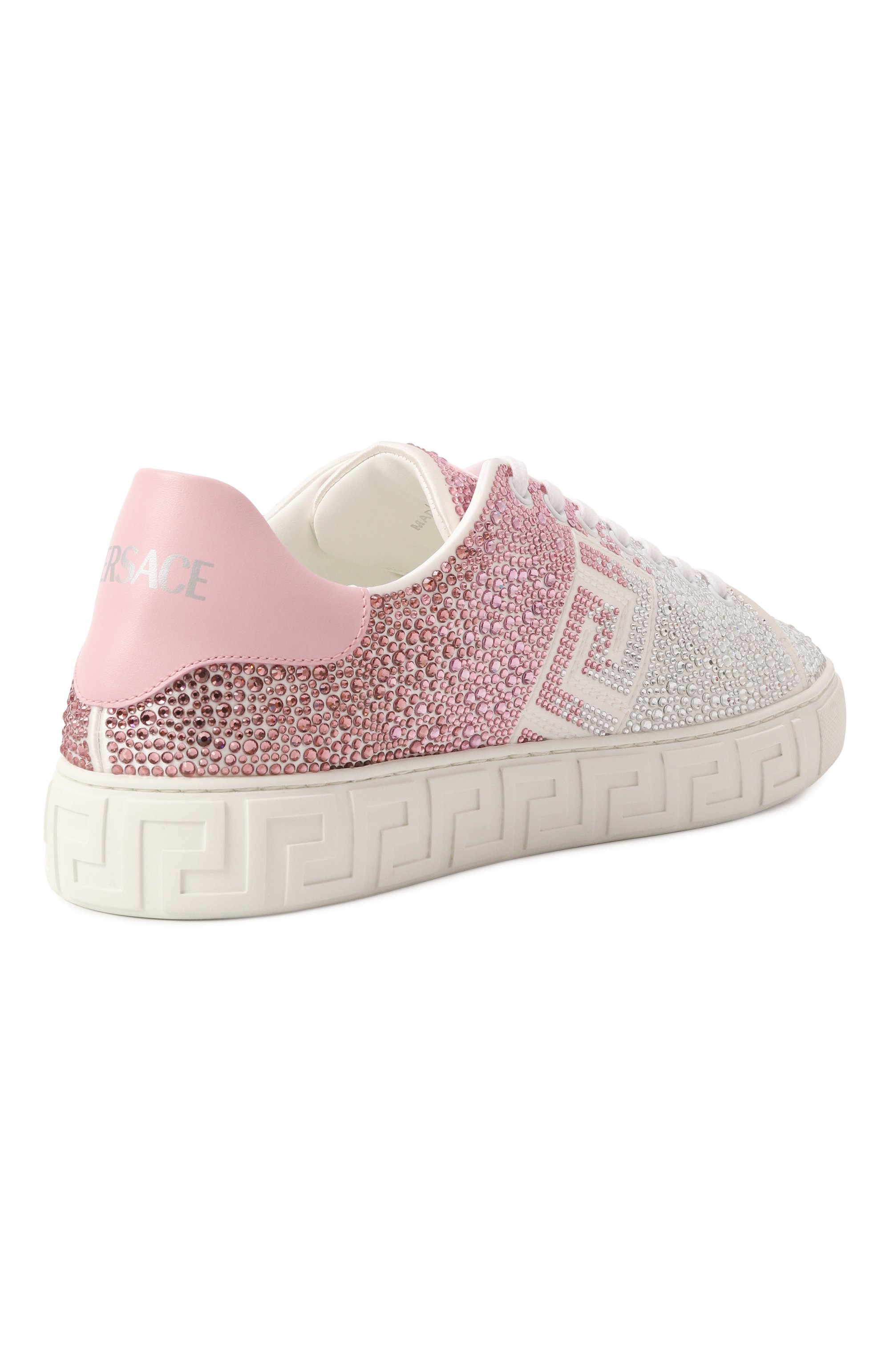 Текстильные кеды greca VERSACE, арт. 1013568/1A13090, фото 5