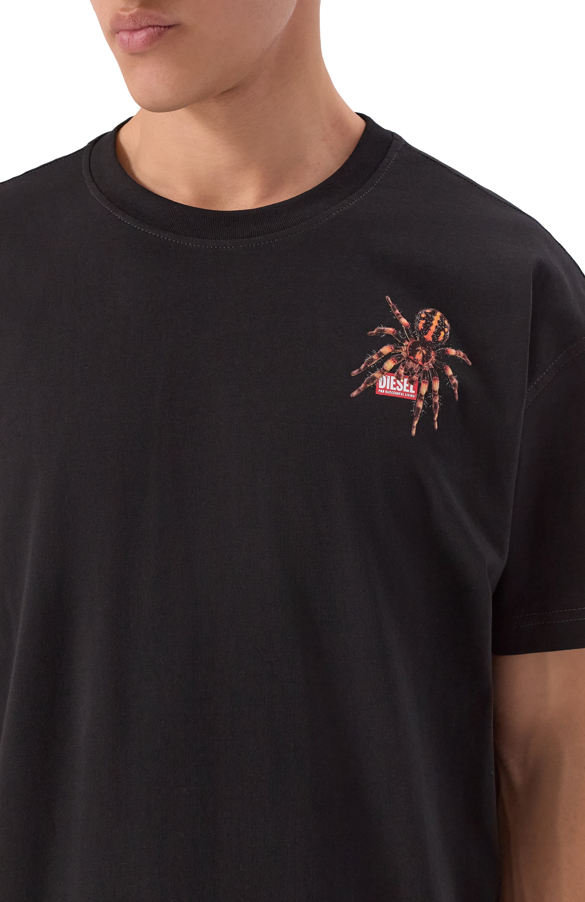 Хлопковая футболка DIESEL, арт. A19662/0QIAM, фото 5